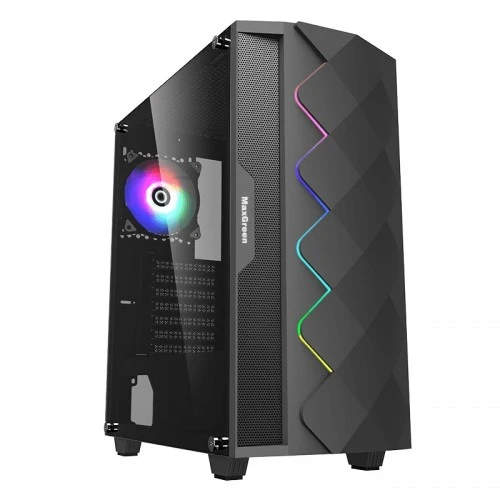 MaxGreen A361 RGB Casing Mid Tower Price in Bangladesh-Four Star IT