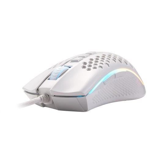 Redragon M808 Honeycomb Storm White Lightweight RGB Gaming Mouse
