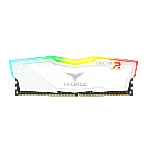 Team T-Force Delta 8GB 2666MHz DDR4 RGB White Desktop RAM
