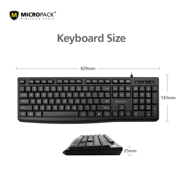 Micropack K-206 USB  Keyboard Price in Bangladesh Four Star IT