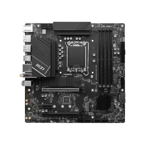 MSI PRO B760M-A WIFI DDR4 12th Gen & 13th Gen mATX Motherboard