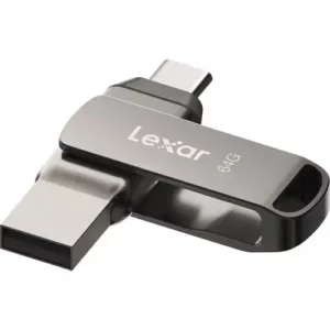 Lexar JumpDrive Dual Drive D400 64GB USB 3.1 Type-C Pen Drive