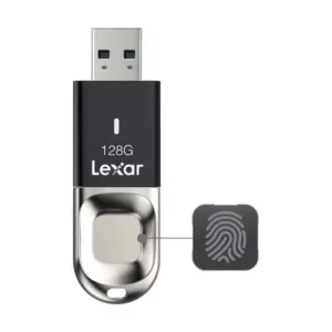 Lexar JumpDrive Fingerprint F35 128GB USB 3.0 Flash Drive