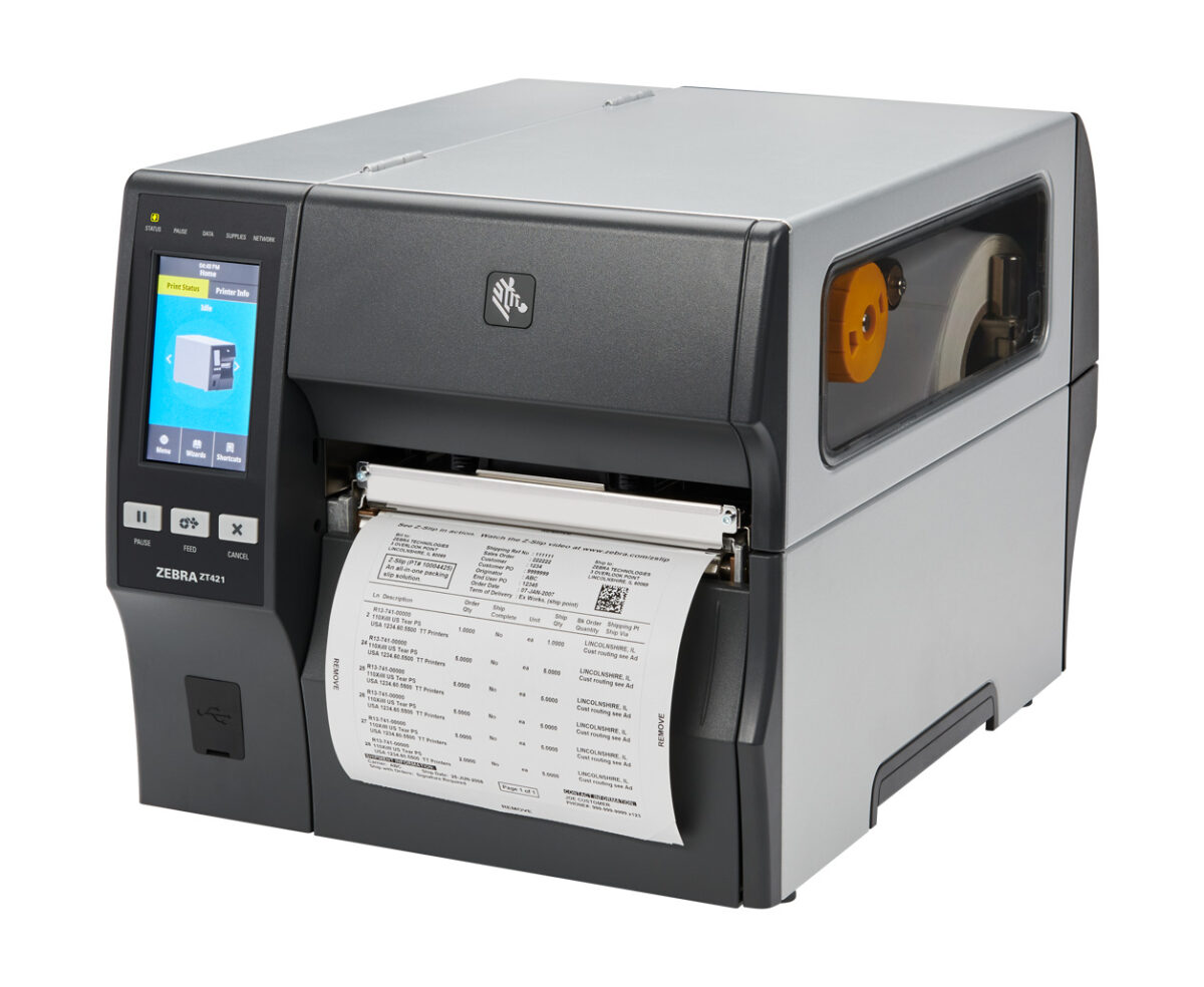 Zebra ZT421 Industrial Barcode Label Printer
