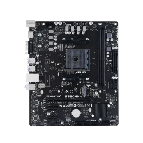 BIOSTAR B550MH DDR4 AMD AM4 Micro ATX Motherboard