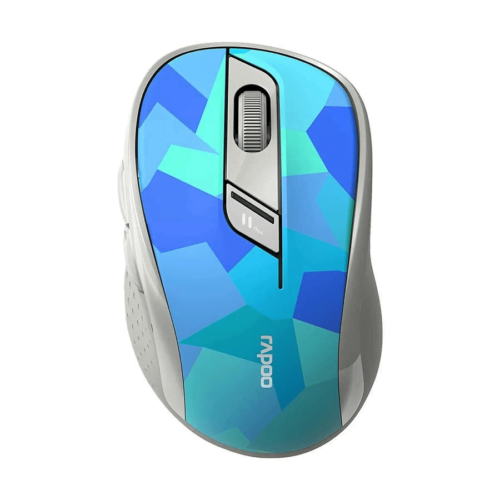 this is a image of rapoo m500 dual mode silent blue