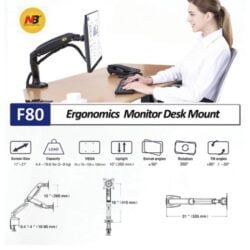 North Bayou F80 Monitor Desk Vesa Mount