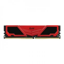 this is a image of Team Elite Plus Red 8GB 3200MHz DDR4 Desktop RAM