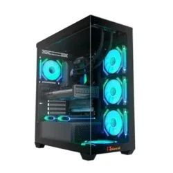 PC Power PP-GS500 ICE TOWER ELITE BK Desktop Casing