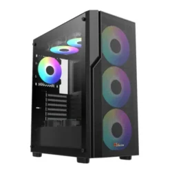 PC Power PG-H450 BK Zero Mesh ATX Gaming Casing