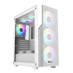 this is a image of PC Power PG-H450 WH Zero Mesh Gaming Casing