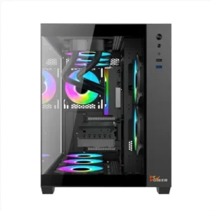 PC Power PG-H600 BK Iceland Mid Tower Gaming Casing