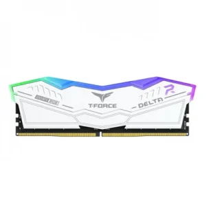 TEAM T-Force Delta RGB DDR5 48GB (24GBx2) 7600MHz Gaming Desktop RAM White