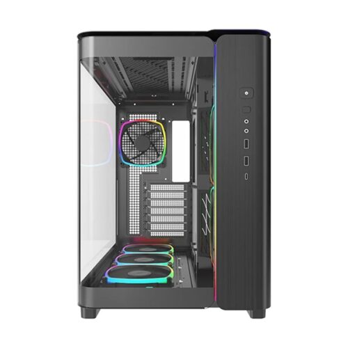 this is a image of montech king 95 pro mid tower black atx gaming 11705728163