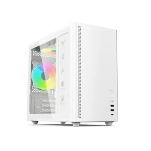 this is a image of acer u351w white micro atx business case